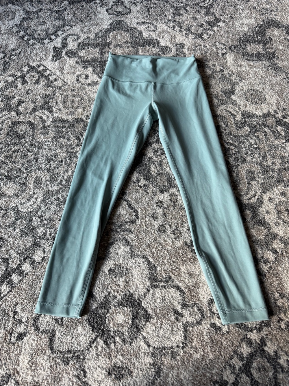 Lululemon High-Waist Athletic Leggings - Green/Blue